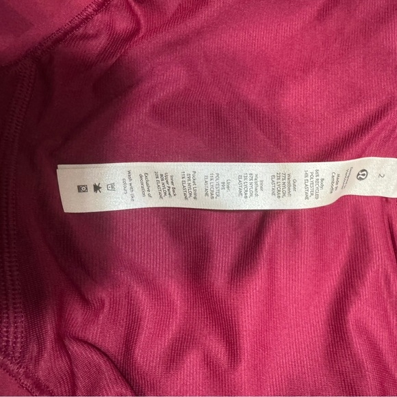 RARE Lululemon Speed Up Mid Rise Lined Shorts 4” Size 2 Limited Ed Pomegranate - Picture 12 of 13